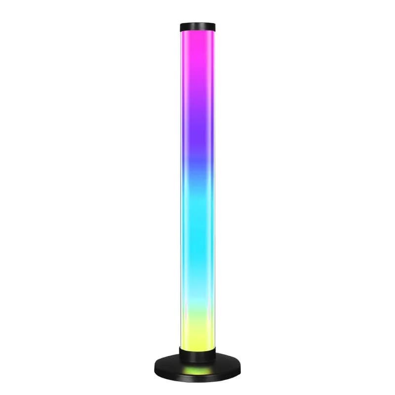 360-Grad RGB Sound-Reaktives Ambiente-Licht USB-Tischlampe