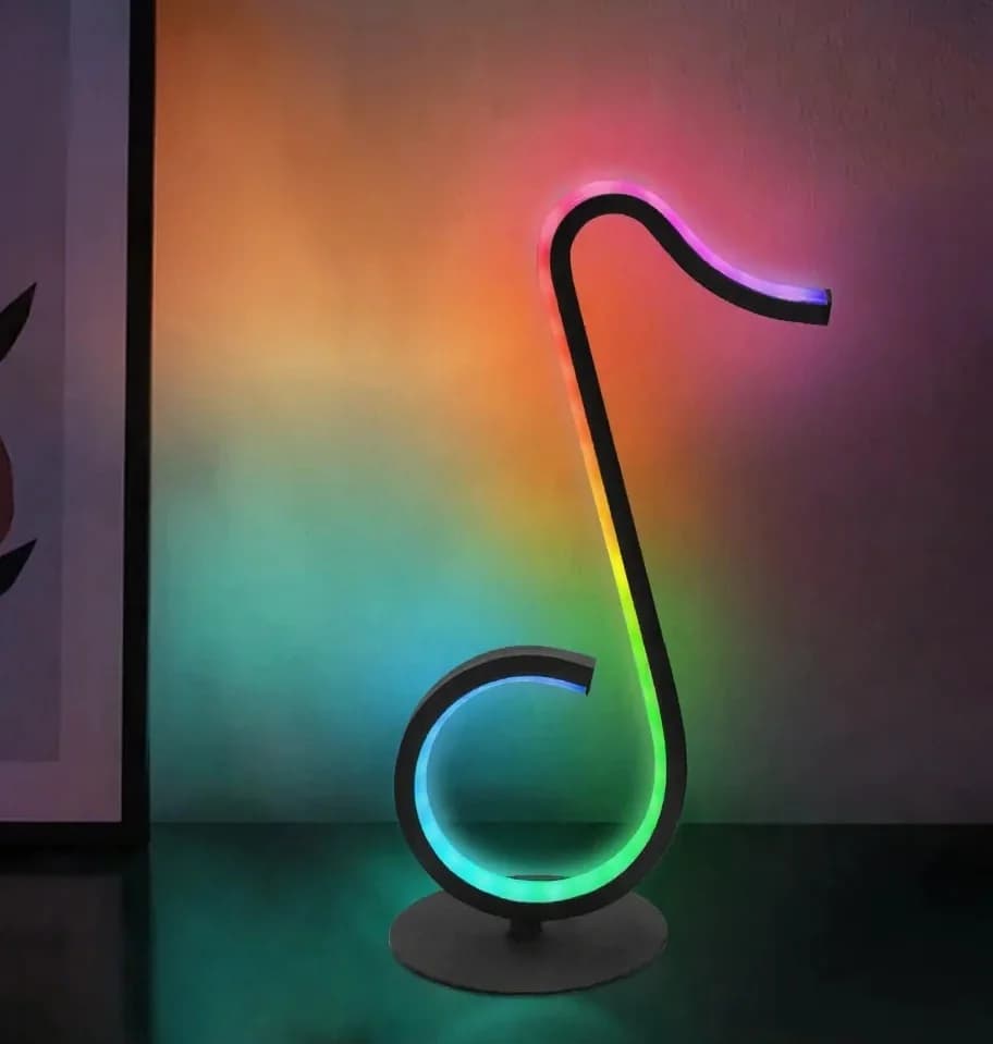 RGB Noten-Licht USB-Schreibtischlampe mit Fernbedienung