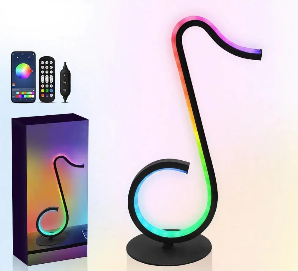 RGB Noten-Licht USB-Schreibtischlampe mit Fernbedienung