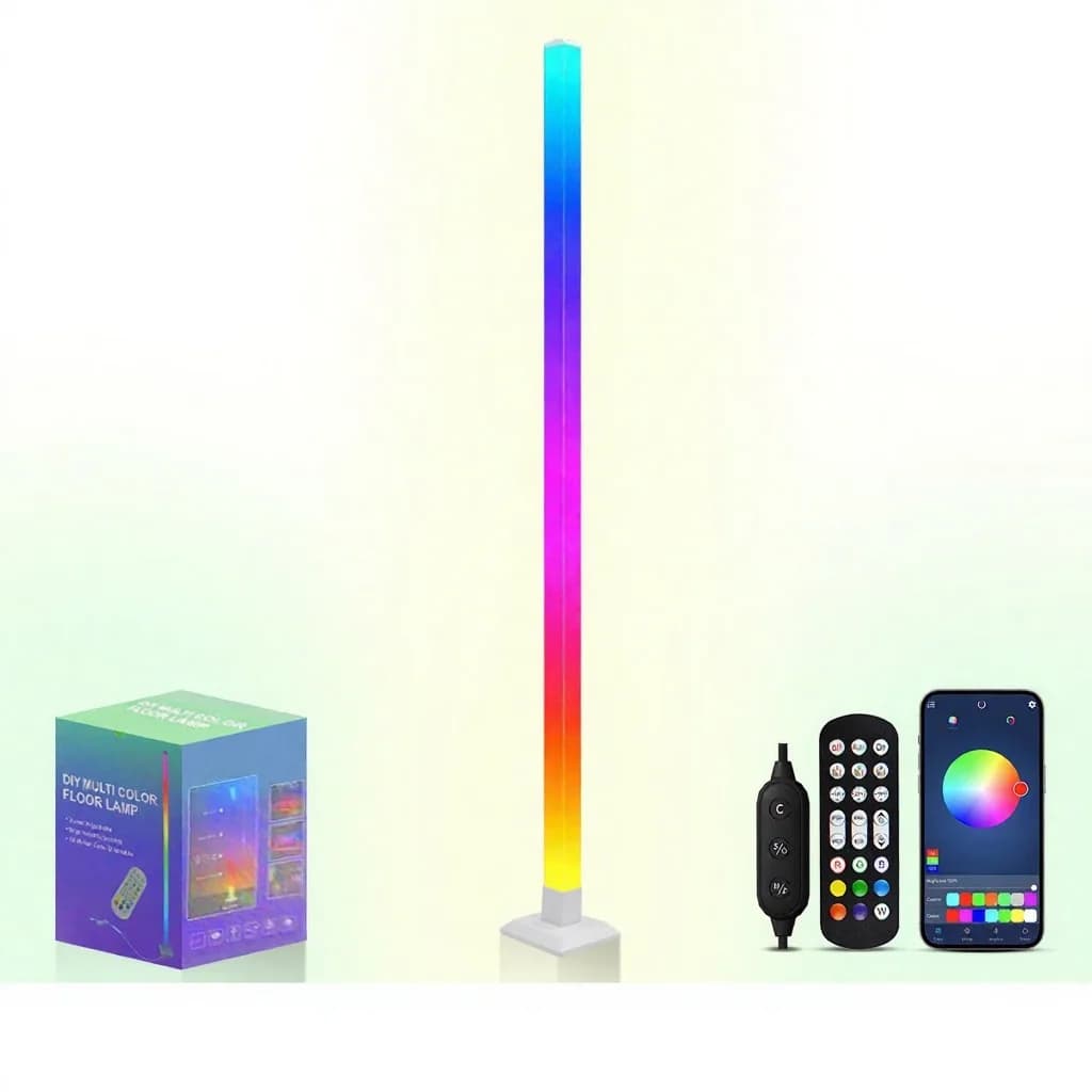RGB Smart-Stehlampe mit Musik-Sync & App-LED