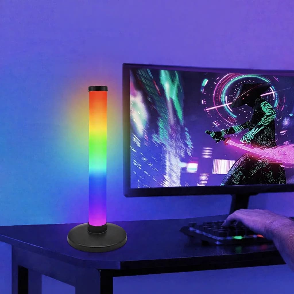 RGB Sound Reactive Ambientelicht für Desktop-Gaming-Setup