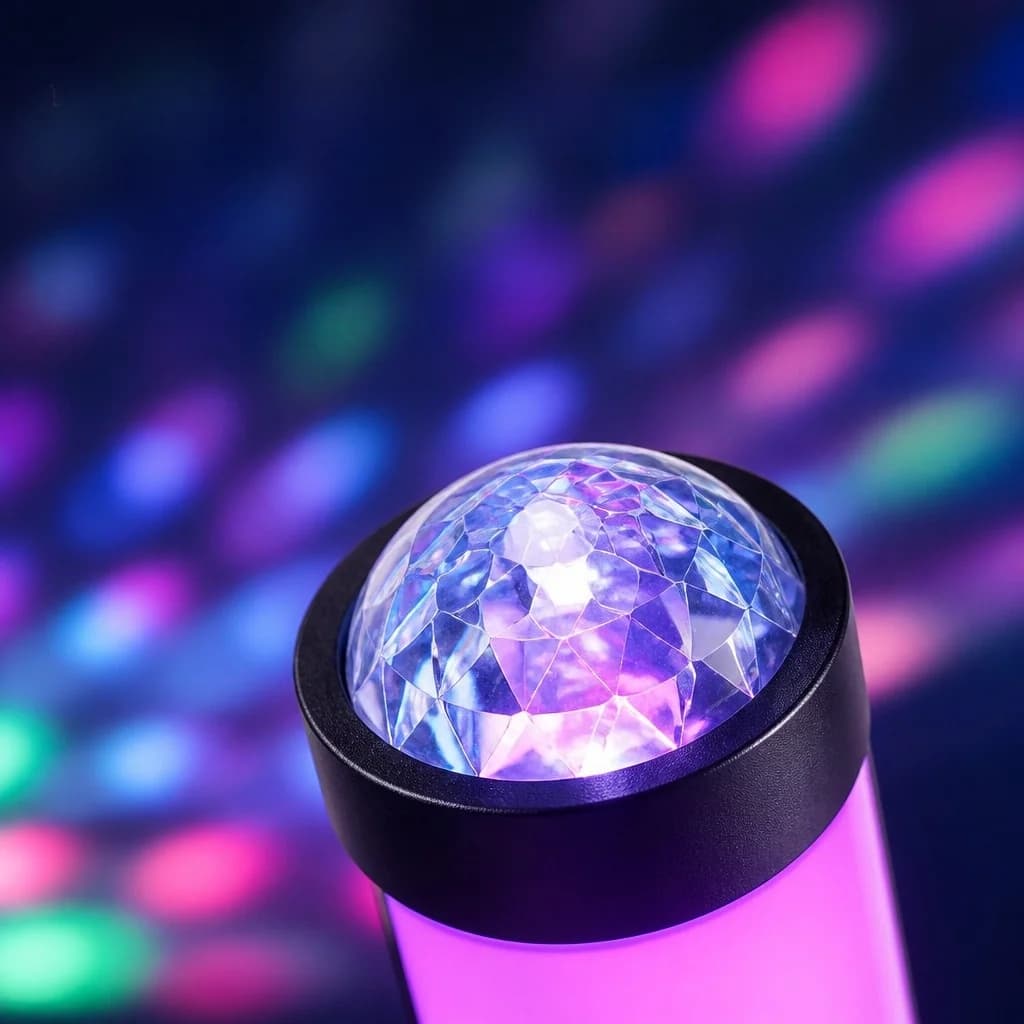 RGB Projektions-Stimmungsleuchte mit Musik-Sync und Fernbedienung