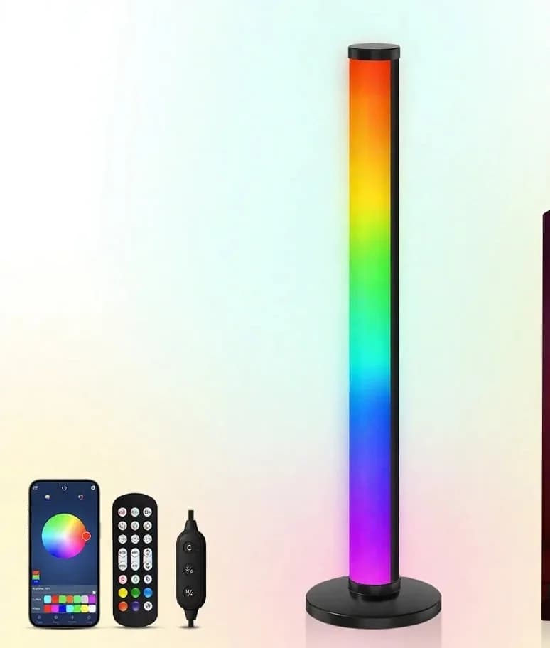 RGB LED Schreibtischlampe mit Sound-Reaktion & App-Steuerung