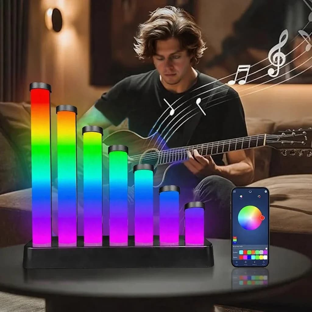 RGB schallreaktive LED-Schreibtischlampe mit App-Steuerung