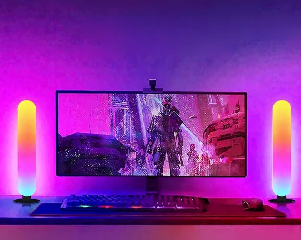 RGB LED Ambientelicht mit Bluetooth-Musiksynchronisation und App-Steuerung