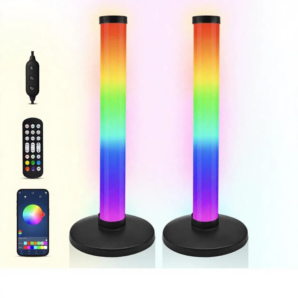 RGB Ambientelicht mit Sound-Sync und App-Steuerung für den Schreibtisch