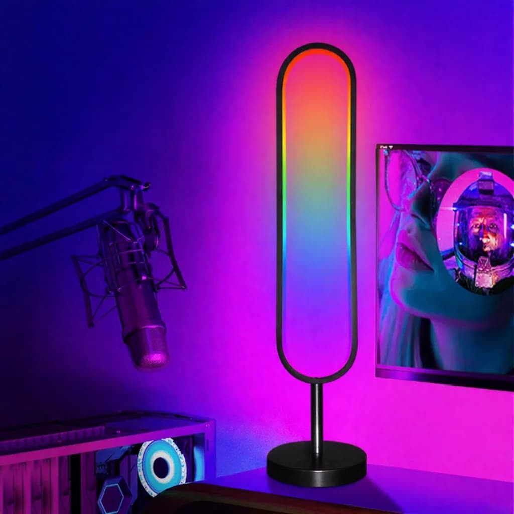 U-förmige RGB Stehlampe mit Sound-Reaktivität & App-Steuerung