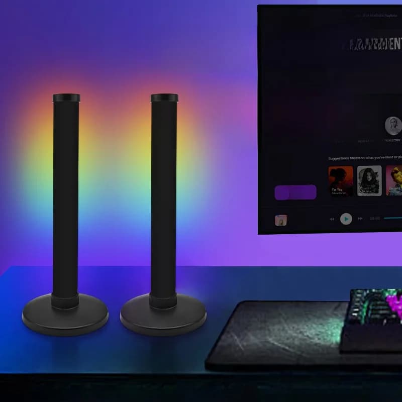 RGB Ambientelicht mit Sound-Sync und App-Steuerung für den Schreibtisch