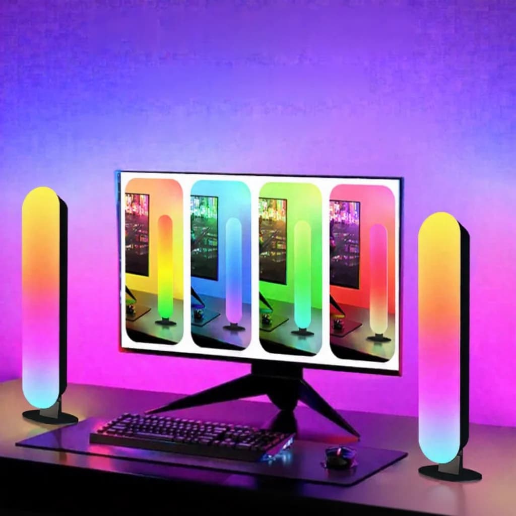 RGB LED Ambientelicht mit Bluetooth-Musiksynchronisation und App-Steuerung
