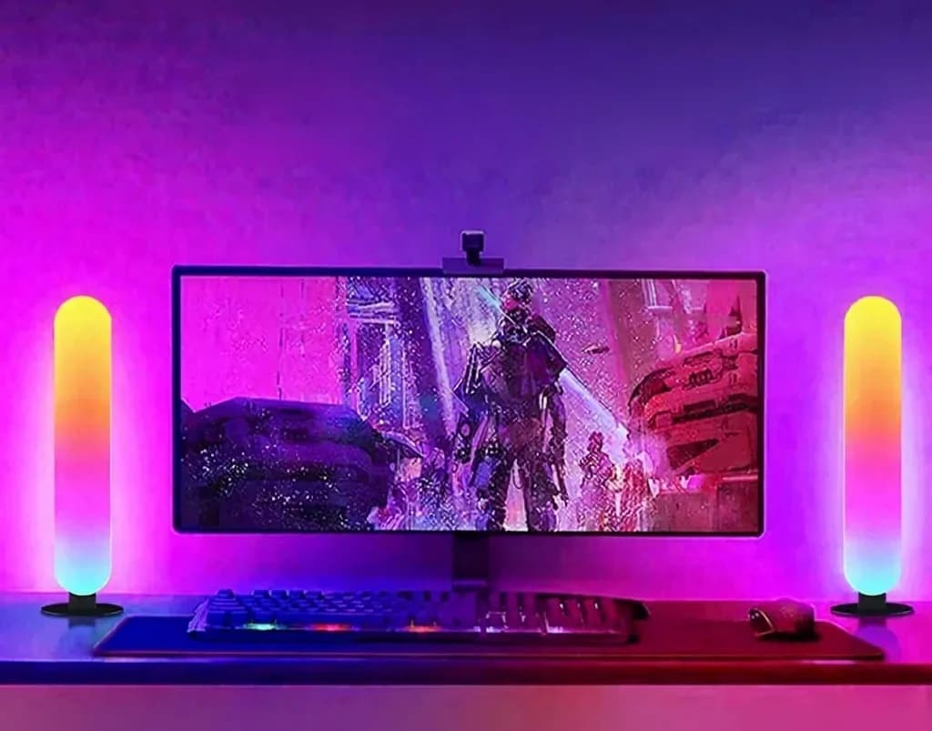 RGB LED Ambientelicht mit Bluetooth-Musiksynchronisation und App-Steuerung