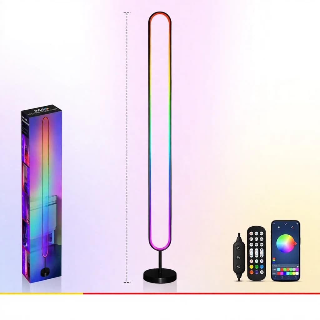 RGB LED soundaktivierte Stimmungsleuchte mit App-Steuerung