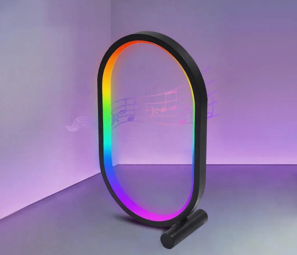 RGB Schreibtischlampe mit Musik-Sync und App-Steuerung