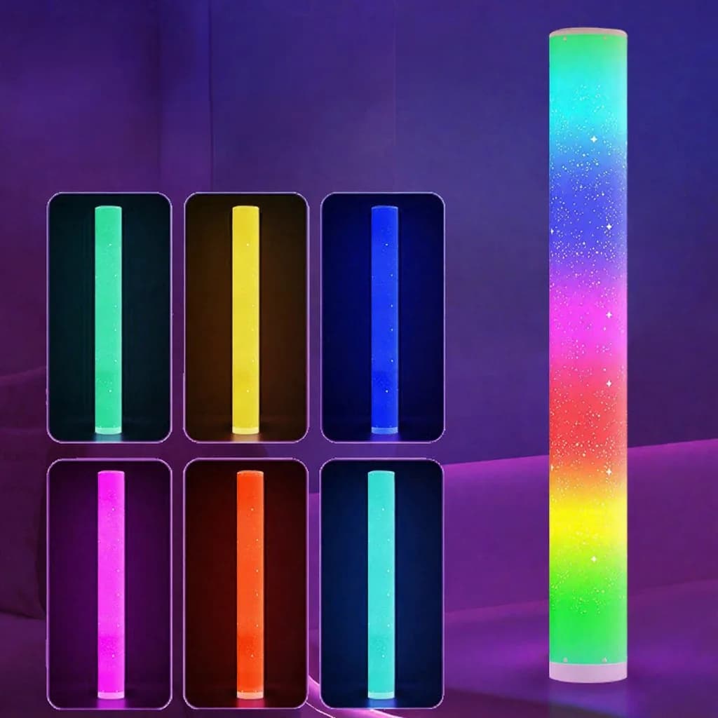 RGB LED Stehlampe mit Sternenmuster, Fern- & App-Steuerung