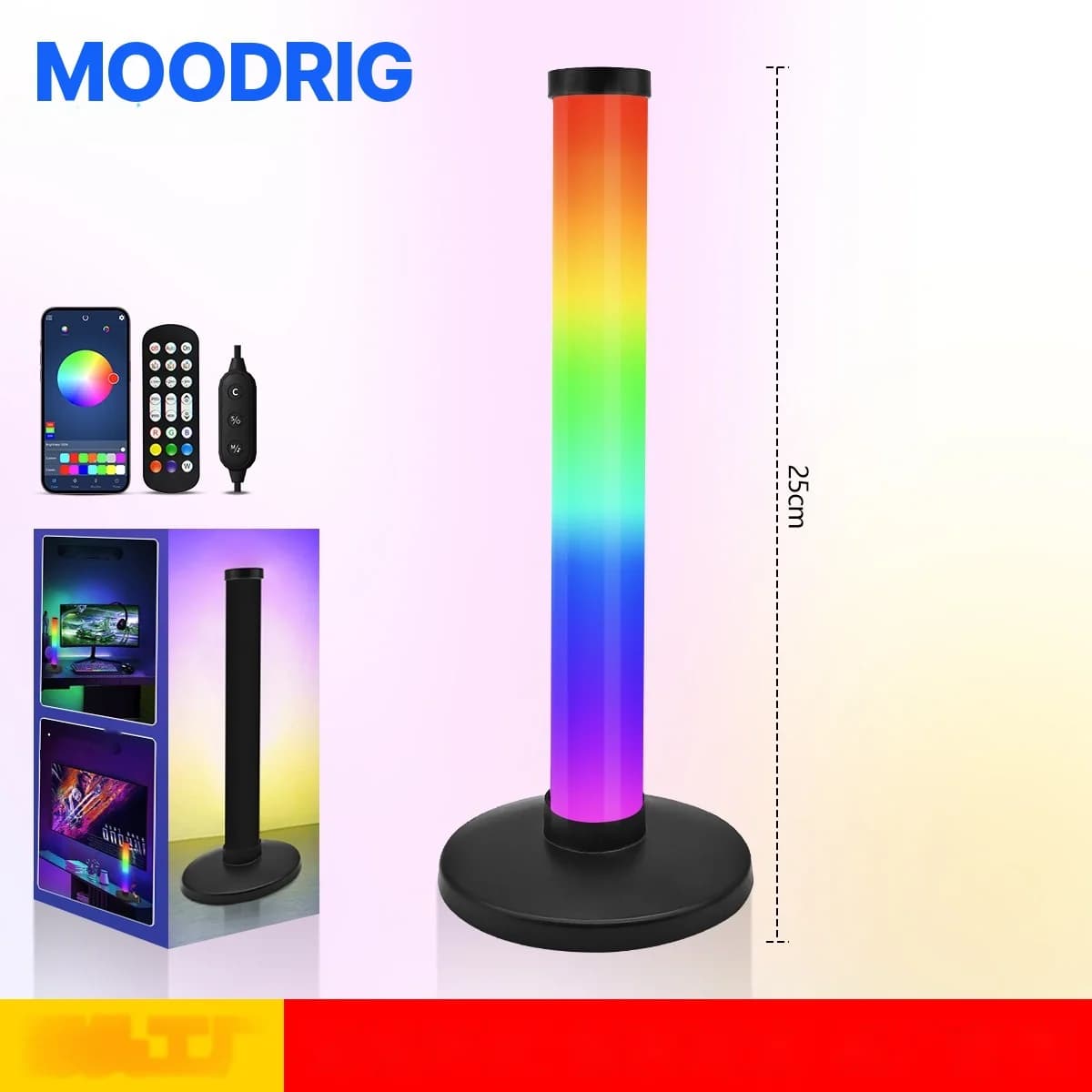 RGB Sound Reactive Ambientelicht für Desktop-Gaming-Setup