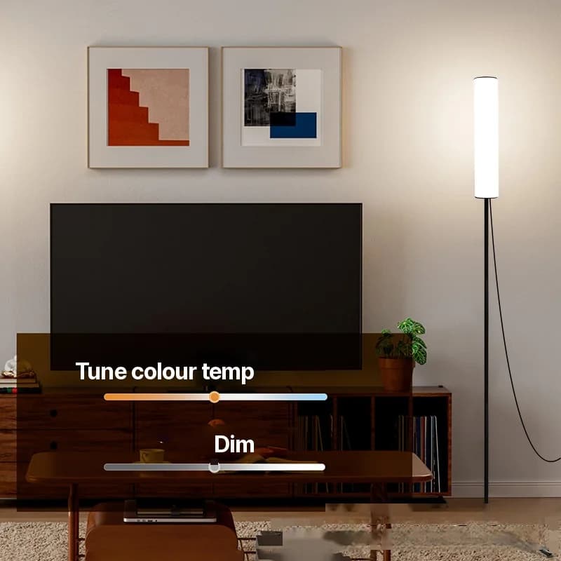 Höhenverstellbare LED Stehlampe mit Stativfuß & 3 Farbmodi