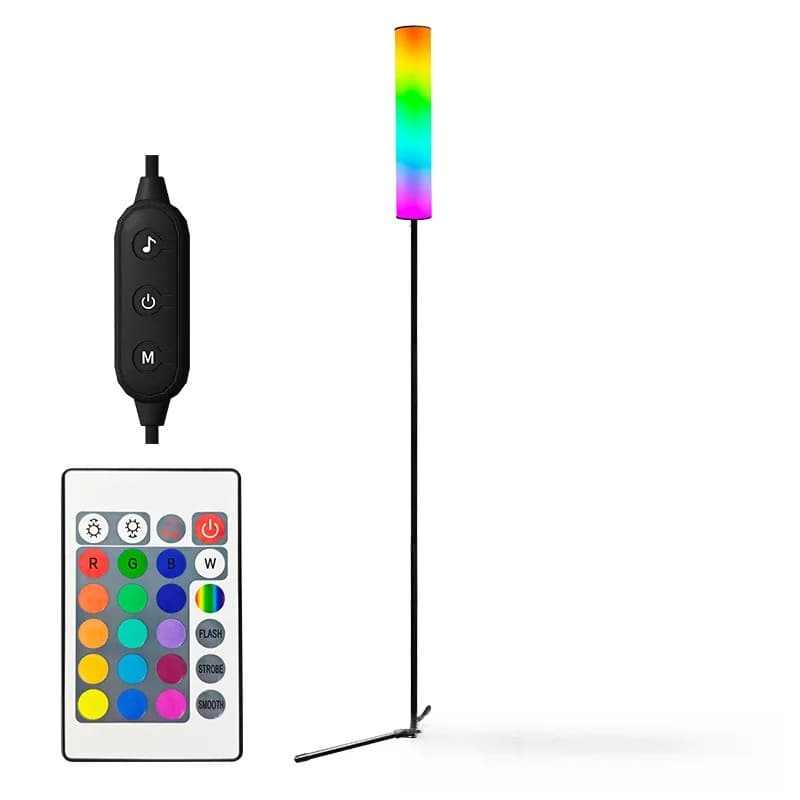 Höhenverstellbare LED Stehlampe mit Stativfuß & 3 Farbmodi