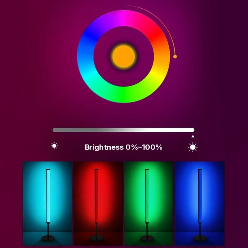 RGB LED Desktop-Stimmungslampe mit Musik-Sync & App-Steuerung