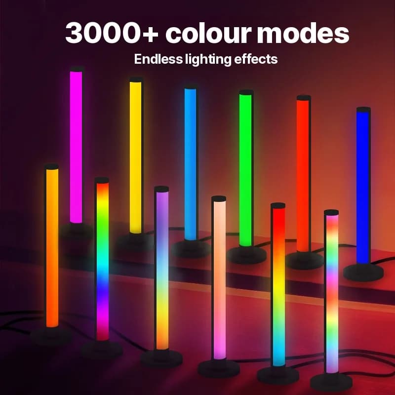 RGB LED Schreibtischlampe mit Sound-Reaktion & App-Steuerung