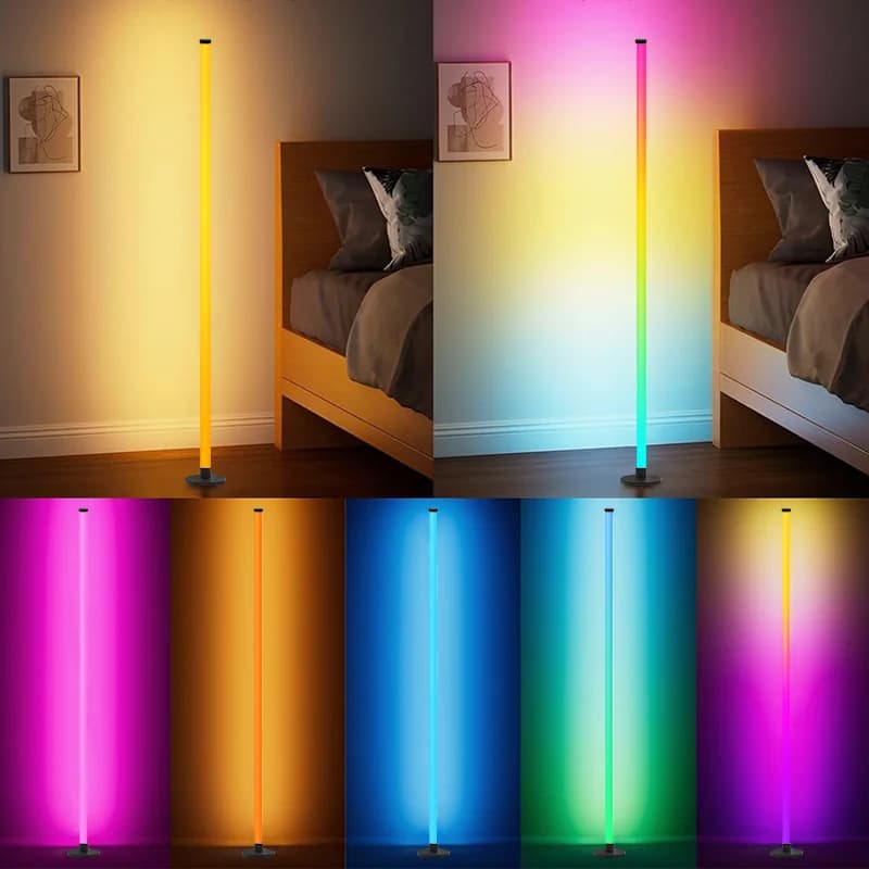 RGB LED Stehlampe mit App-Steuerung für Wohnzimmer