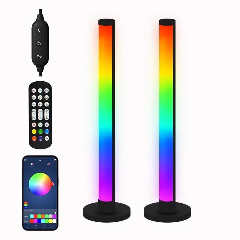 RGB LED Schreibtischlampe mit Sound-Reaktion & App-Steuerung