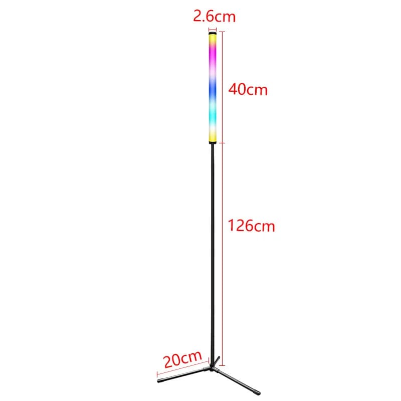 RGB Farbwechsel-Stehlampe mit Musik-Sync & App