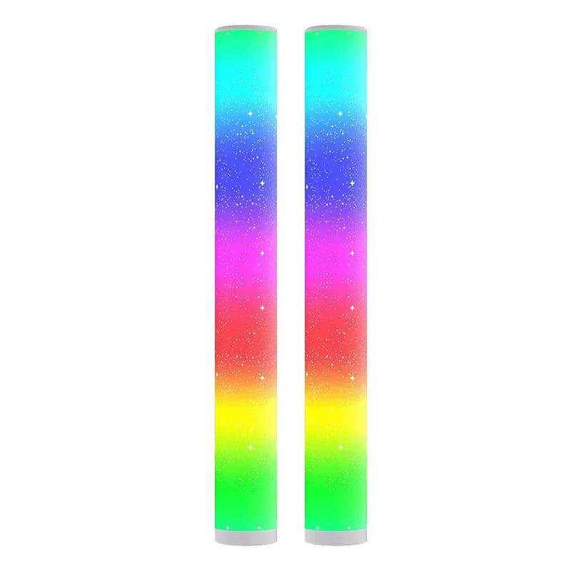 RGB LED Stehlampe mit Sterneneffekt & Fernbedienung