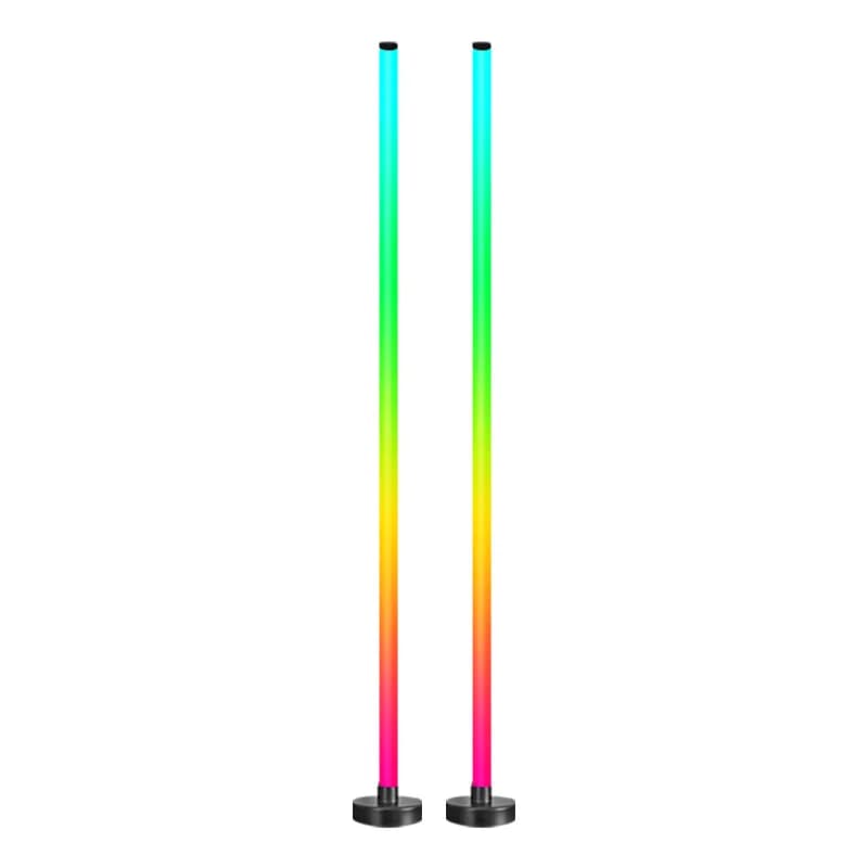 RGB-Stehlampe mit Musik-Sync, 360° Leuchten, App-Steuerung für Gaming